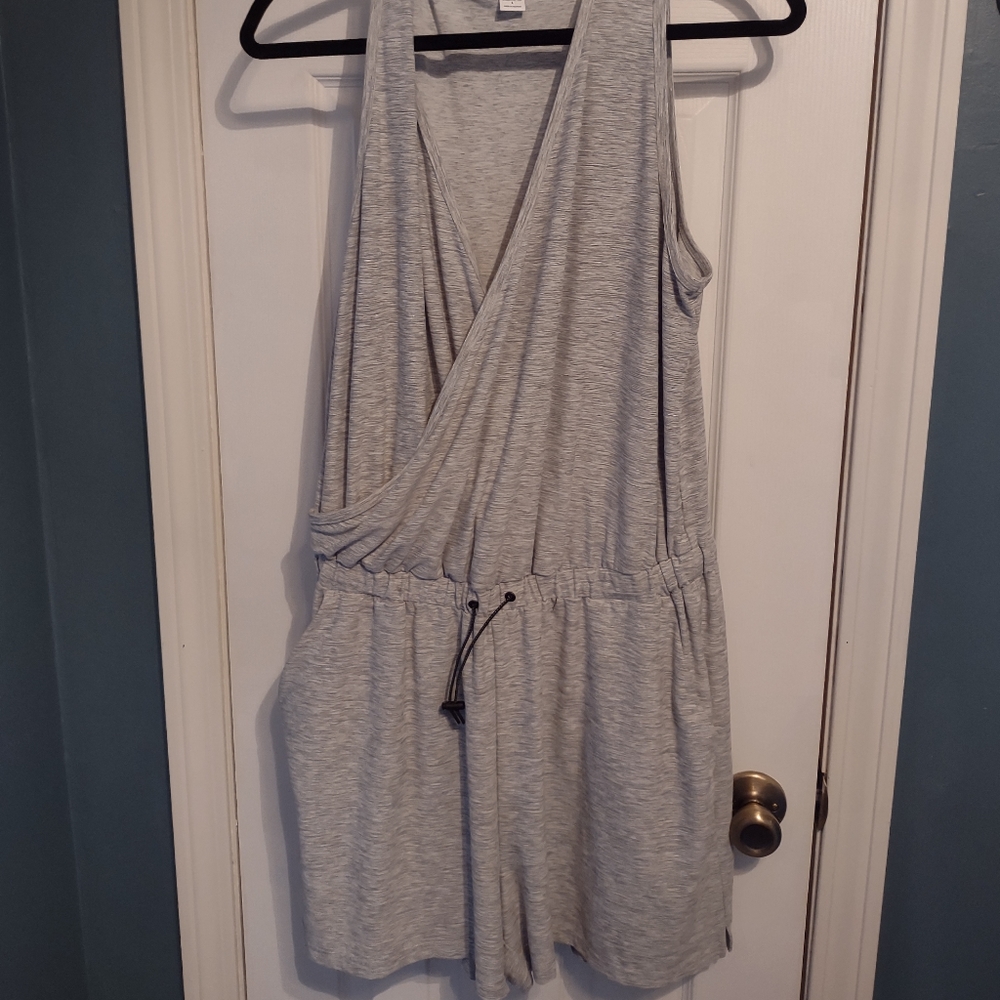 Grey light weight romper